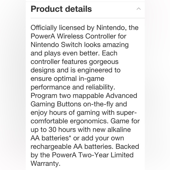 POWERA NWT wireless controller for nintendo switch -super Mario - Picture 13 of 14